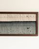 COASTLINE I - Framed-Collection | Wall Hangings by Rianne Aarts / Teddy and Wool Studio. Item made of cotton with fiber