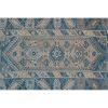 Vintage Blue Turkish Oushak Rug 3'7" X 5'11" | Area Rug in Rugs by Vintage Pillows Store. Item made of cotton with fiber
