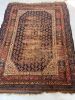 BEAUTIFUL Worn Antique Kurdish Rug | Character with "NEON" | Area Rug in Rugs by The Loom House. Item made of cotton with fiber