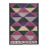 Checkered Turkish Tulu Rug 3'5'' X 4'10'' | Area Rug in Rugs by Vintage Pillows Store