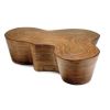 Showtime Rattan Coffee Table (Orgo) (Giant) | Cocktail Table in Tables by Oggetti Designs. Item composed of wood