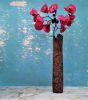 Contemporary Clay Vase, Tall Ceramic Flower Vase | Vases & Vessels by YomYomceramic. Item made of ceramic