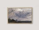 Vintage Landscape Painting | Stormy clouds and field | Digital Art in Art & Wall Decor by Capricorn Press. Item made of paper works with boho & minimalism style