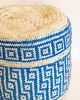 Small Oaxacan Woven Basket - Cobalt | Storage Basket in Storage by MINNA