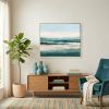 Teal Tidelands Art Print - Abstract Coastal Landscape | Prints in Paintings by Lara Eckerman Art
