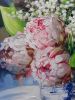 Peonies Lily of the valley painting original canvas art oil, | Oil And Acrylic Painting in Paintings by Natart. Item composed of canvas & synthetic compatible with contemporary style