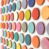 One Hundred And Thirty Seven Painted Dots Collage | Paintings by Amelia Coward