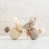 Woven Stuffed Bunny Rabbit DIY KIT | Ornament in Decorative Objects by Flax & Twine. Item composed of cotton and fiber