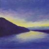 Winter's Approach | Oil And Acrylic Painting in Paintings by Victoria Veedell. Item made of canvas with synthetic