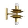 Bardwell - Wall Sconce Vanity - Mid Century Modern Lighting | Sconces by Illuminate Vintage. Item made of brass