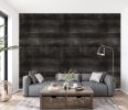 Black Wood Wall Wallpaper | Wall Treatments by ELOISE WORLD STUDIO