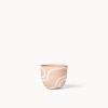 Blush Outline Planters | Vases & Vessels by Franca NYC. Item composed of ceramic in boho or minimalism style
