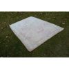 Vintage Turkish Rug in Muted Soft Colours, Old Handmade Wool | Area Rug in Rugs by Vintage Pillows Store. Item composed of cotton