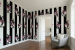 Bunnies & Stripes — Classic Stripes Luxury Wallpaper Mural | Wall Treatments by ELLE WALLS