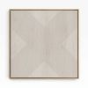 Geo X in Fog by DSCVR Art Framed Canvas Wall Art | Prints in Paintings by ArtCollectiv