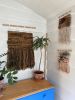 Medium textured autumnal handwoven contemporary wall art han | Tapestry in Wall Hangings by Wolfpit Studio. Item composed of wood & cotton compatible with boho and contemporary style
