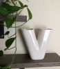 Ceramic Vase | Letter V | Vases & Vessels by Studio Patenaude