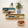 Oval Floating Shelves : Unique & Funky Shelving | Storage by Spacecraft Furnishing