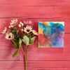 through a collection of raindrops | abstract art original | Watercolor Painting in Paintings by Megan S