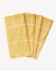 Grid Napkin - Gold | Linens & Bedding by MINNA