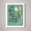 Mid Century Modern Abstract Art, Colorful Abstract wall art | Prints in Paintings by Capricorn Press. Item made of paper works with boho & minimalism style