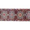 1950s Vintage Kurdish Wool Herki Runner 2'9'' X 12'7'' | Runner Rug in Rugs by Vintage Pillows Store. Item composed of cotton