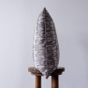 Embroidered Lavender and Charcoal Zig Zag Pillow 20x20 | Pillows by Vantage Design