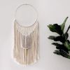 Happy Accident | Macrame Wall Hanging in Wall Hangings by indie boho studio. Item composed of cotton and brass