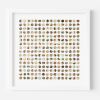 Two Hundred and Fifty Six Butterfly Dots Collage | Paintings by Amelia Coward