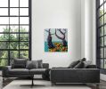 "Two trees and their flowers." | Mixed Media in Paintings by Natasha Kanevski. Item compatible with minimalism and contemporary style