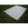 1940s Vintage Distressed Oushak Soft Colors Wool Pile Rug | Area Rug in Rugs by Vintage Pillows Store. Item made of cotton with fiber