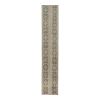 1970s Vintage Turkish Oushak Brown Wool Runner 1'9" X 8'6" | Runner Rug in Rugs by Vintage Pillows Store. Item made of cotton with fiber
