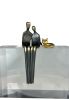 Combo Set: Close to Me Sculpture with Curled Cat | Sculptures by YENNY COCQ
