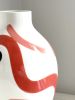 The Buste vase Corail velouté 1 | Vases & Vessels by Laura Dujoncquoy