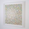 Nine Hundred Map Dots Collage With Gold Leaf | Paintings by Amelia Coward