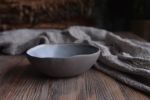 LIGHT GREY handmade breakfast bowl, natural minimal nordic | Dinnerware by Laima Ceramics. Item made of stoneware compatible with minimalism and contemporary style