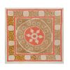Hand Embroidered Suzani Quilt - Muted Color Pastel Uzbek Tab | Table Runner in Linens & Bedding by Vintage Pillows Store