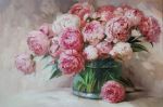 Peony painting, Oil painting original, Large floral painting | Oil And Acrylic Painting in Paintings by Natart. Item composed of canvas & synthetic compatible with contemporary style