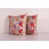 Suzani Square Embroidery Cushion Cover, Tribal House Decor, | Pillows by Vintage Pillows Store