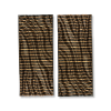 "TSUNAMI" Set of 2 Parametric Wood Wall Art Decor/100% Wood | Wall Sculpture in Wall Hangings by ArtMillWork Design. Item made of wood