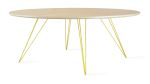 Williams Coffee Table / Maple / Round | Tables by Tronk Design. Item composed of wood and steel