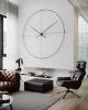 Timeless Large | Clock in Decorative Objects by MCLOCKS. Item made of oak wood with steel