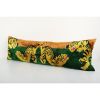 Fighting Tiger Ikat Velvet Pillow, Handwoven Silk Velvet | Cushion in Pillows by Vintage Pillows Store. Item composed of cotton