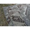 Vintage Handwoven Low Pile Faded Pale Medium Turkish Ushak | Area Rug in Rugs by Vintage Pillows Store. Item composed of wool and fiber