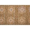 Vintage Pastel Coloured Central Asian Suzani Embroidery - Pi | Tablecloth in Linens & Bedding by Vintage Pillows Store
