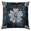 Violet Floral Velvet Cushion | Pillows by Sean Martorana. Item composed of fabric