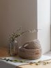 Round baskets with jute accent | Storage Basket in Storage by Anzy Home. Item composed of cotton