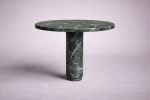 Marylou Verde Levanto Marble Round Table | Dining Table in Tables by HamamDecor LLC