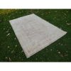 1950s Vintage Konya Karapinar Abstract Design Wool Handwoven | Area Rug in Rugs by Vintage Pillows Store. Item made of cotton with fiber