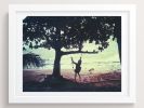 On A Swing, At Sunset | Photography by She Hit Pause. Item composed of paper